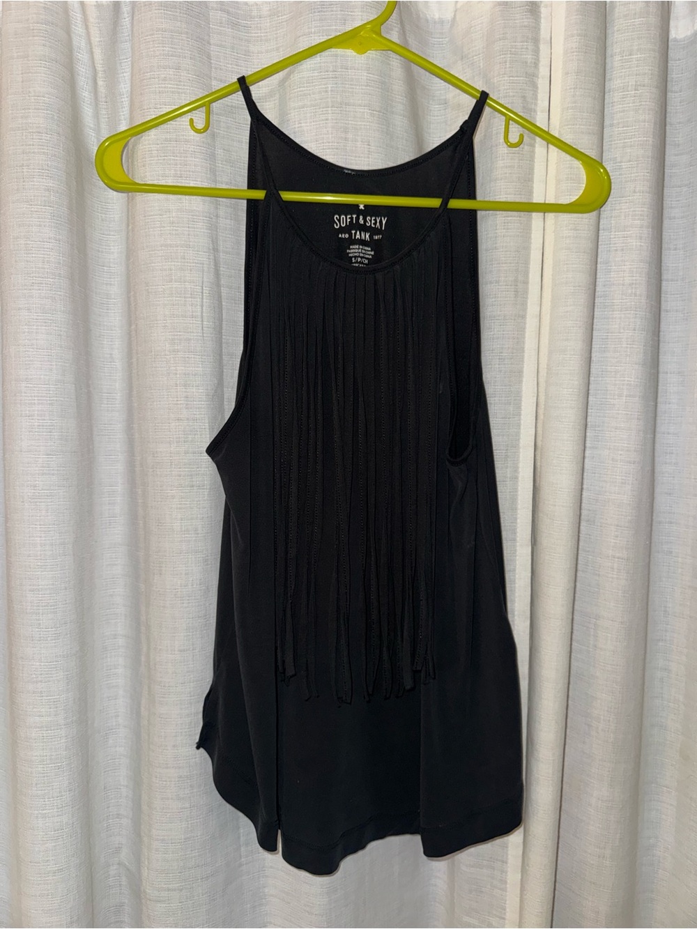 American Eagle Soft & Sexy Fringe Swing Tank Top Small